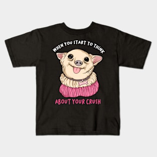 About Your Crush Dog Lover Kids T-Shirt